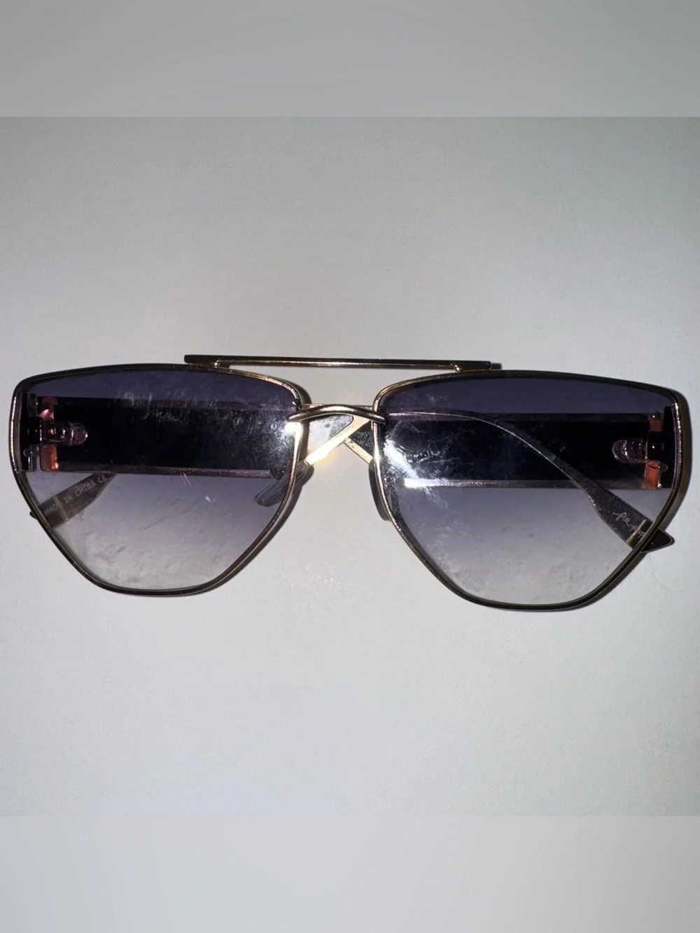 Free People Retrograde Aviator Hexagon Sunglasses